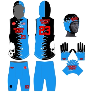 Custom 7v7 <b>Flag</b> Football Uniform Set 100% Sublimated Breathable Sleeveless Stretchable Fabric Moisture-Wicking Quick Dry - Product Image 3