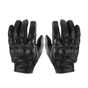 Guantes de carreras unisex, transpirables, medio dedo, dedo completo, características de motocicleta, cuero impermeable, tecnología de pantalla táctil, ciclismo - Product Image 6