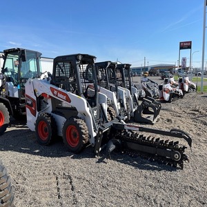 Nouveau chargeur frontal T770 chargeuse compacte de type hydraulique à longue puissance avec chargeur sur pneus à bas prix de type mobile en vente - Product Image 2