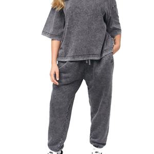 กางเกงจ็อกเกอร์สตรีสีดำวินเทจล่าสุด สไตล์สตรีทแวร์ ฮิปฮอป กอธิค ลำลอง ขายส่ง รับทำโลโก้ กางเกงขายาวผู้หญิง - Product Image 5