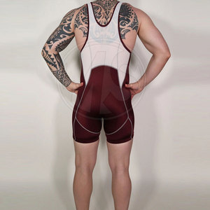 New Arrival Spandex Polyester Wrestling Wear <b>Men</b> Wrestling <b>Singlet</b> Quick Dry Customized <b>Singlet</b> - Product Image 4
