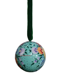 Adornos navideños de árbol de bolas de papel con forma de pájaro y cuentagotas con técnicas de impresión UV - Product Image 5