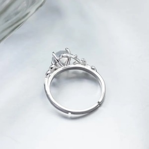 Minimalist 925 Sterling Silver Blue Moonstone Vintage Engagement <b>Ring</b> Women's Handmade <b>Indian</b> Third Party Certified Rajasthan - Product Image 6