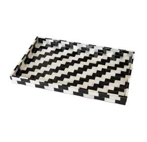 Best Quality Handmade Bone Inlay Tray Elegant Decorative Serving Tray for Coffee Table <b>Vanity</b> and Dining Room Available For Sale - Product Image 4