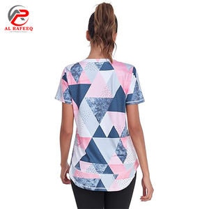 เสื้อยืดแขนสั้นลำลองสำหรับผู้หญิงสไตล์คลาสสิกเสื้อยืด180คอกลมผ้าระบายอากาศได้ดีพิมพ์ซับลิเมชันตามสั่งฤดูร้อน - Product Image 2