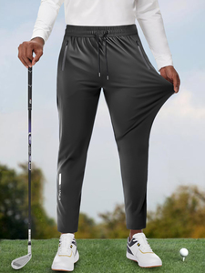 . Pantalon de golf homme coupe décontractée avec tissu extensible adapté à l'entraînement en plein air et à l'habillage décontracté de tous les jours - Product Image 5