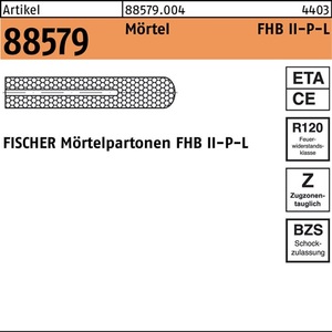 Cartouche de mortier Fischer R 88579 FHBII-P 8x60-L, lot de 10 pièces pour chevilles à béton - Product Image 1