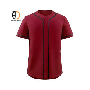 Uniformes de Béisbol Personalizados al por Mayor de Alta Calidad, Camisetas de Béisbol Lisas - Product Image 3