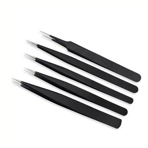 Pince à cils professionnelle pour extensions de cils Outil de pointe de précision pour l'isolement et le volume des cils Poignée antidérapante confortable - Product Image 2