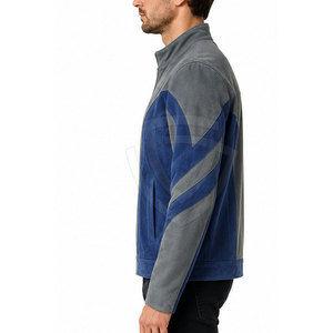 Authentic <b>Suede</b> <b>Leather</b> <b>Jacket</b> For Men Featuring Soft Genuine <b>Suede</b> Button Front Functional Pockets And Timeless Casual Style - Product Image 6
