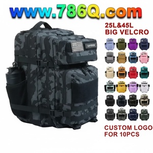 กระเป๋าเป้สะพายหลัง Tactical Custom 25L 45L ลิตร 900D กันน้ำ สำหรับออกกำลังกาย ฟิตเนส ครอสฟิต พรีเมียม รุ่น 786Q-AU-3 - Product Image 1