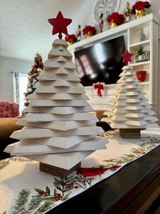 High Quality Personalized Eco-Friendly Handmade Wooden Christmas <b>Tree</b> Decoration Weather Resistant Customizable Size & Shape - Product Image 2