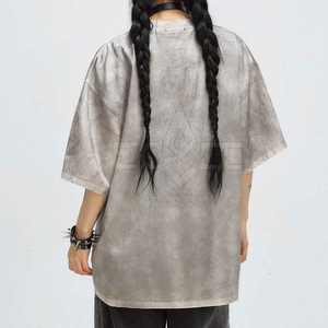 Couleur personnalisée 2025 T-shirt surdimensionné Chemise durable de bonne qualité Nouveau design T-shirt surdimensionné en coton - Product Image 4