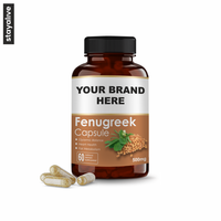 Complément alimentaire Capsules de fenugrec | Supplément pour les femmes | Supplément d'allaitement |(60,90,120 Capsules)