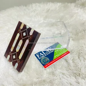 Boîte à bijoux en bois de qualité supérieure avec couvercle en acrylique et MOP meilleure qualité et design moderne Utilisation pour cadeau de fête de Falak World Export