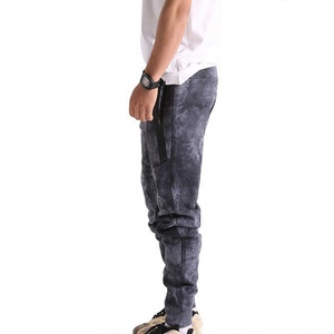 Pantalon de jogging délavé à l'acide pour homme, 350 GSM, coton épais, streetwear, fabricant de vêtements personnalisés OEM sous marque privée - Product Image 2