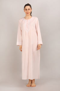 Conjunto de traje de noche y vestido de noche de algodón de lujo para mujer, ropa de dormir suave transpirable, camisones para una noche cómoda - Product Image 4