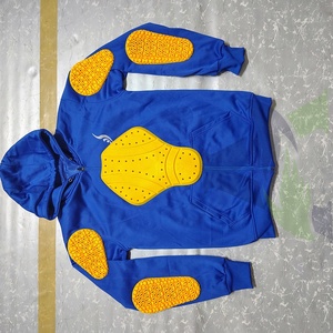 Sudaderas con capucha azules de talla grande para motocicleta con protección completa Linig Thump Loop y Belt Loop Características Equipo de motocicleta personalizable - Product Image 1