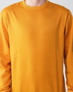 Haute qualité personnalisé hommes sweat 100% coton hommes en gros blanc solide col rond personnalisé manches longues sweats pour hommes - Product Image 6