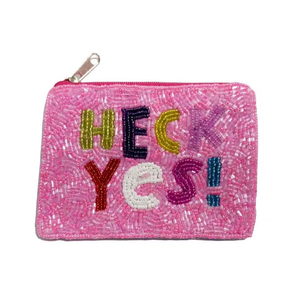 Moda Premium hecho a mano HECK SÍ multicolor bordado con cuentas Mini bolso con cremallera elegante joyería de lujo única de la India - Product Image 1