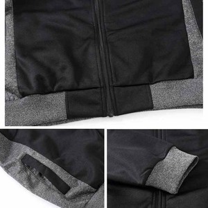 2025 precio al por mayor nuevo estilo de moda cremallera hombres ropa sudaderas con capucha de manga larga invierno transpirable básico Sudadera con capucha de los hombres - Product Image 3