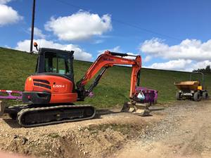 Mini-excavatrice d'occasion KUBOTA U55 d'origine japonaise, 5 tonnes, prix avantageux - Product Image 5