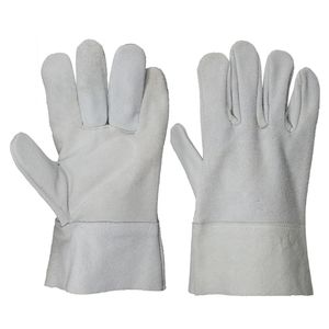 Gants de sécurité de travail de gants en cuir de SOUDURE de 14 pouces pour hommes avec un délai de livraison court de l'usine - Product Image 4