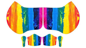 Sillín Satán de sublimación de alta calidad, precio bajo, almohadillas para saltar - Product Image 6