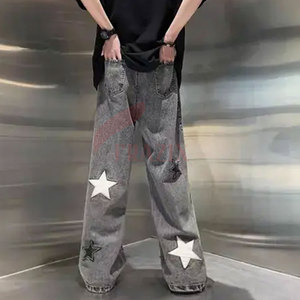 กางเกงทรงหลวมสำหรับผู้ชายเสื้อผ้าลำลองน้ำหนักเบา - Product Image 4