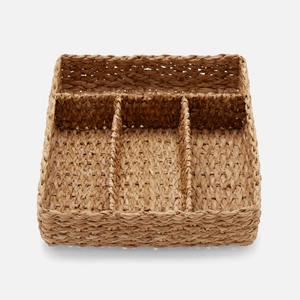 Organisateur d'ustensiles de décoration de cuisine à domicile porte-couverts porte-ustensiles en jacinthe d'eau tissée - Product Image 4