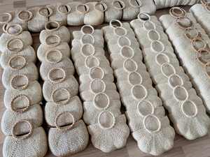 Sac de jacinthe d'eau artisanal à la mode pour la plage et un usage quotidien - Product Image 2