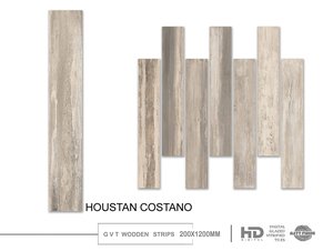 Carreaux de sol en bois de 8mm d'épaisseur de meilleure qualité Carrelage en porcelaine de restaurant Carrelage rectangulaire de 200x1200mm - Product Image 2