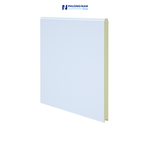 แผ่นผนังแซนวิชแบบโมเดิร์นดีไซน์สีเขียว แกน PIR สำหรับผนังภายในโรงงาน ห้องปลอดเชื้อ ห้องเย็น และผนังภายนอก - Product Image 1