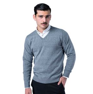 New Fashion Men's Winter <b>Argyle</b> V Neck Slim Fit Warm Breathable 100% Wool <b>Sweater</b> - Product Image 4
