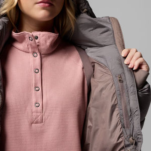 Women Casual Waterproof Breathable Long Puffer Jacket 2026 Factory Rate <b>Thick</b> Polyester Filling Long Sleeves <b>Winter</b> Outdoor <b>Coat</b> - Product Image 5