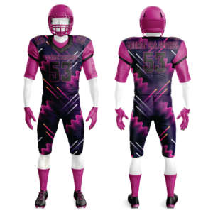 Uniforme de fútbol americano de alta calidad superventas, tela de poliéster transpirable, impresión por sublimación de Pakistán para hombres deportivos - Product Image 3
