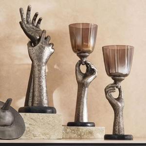 Bougeoir moderne élégant Accent de décoration intérieure de luxe pour centre de table Éclairage romantique et affichage intérieur élégant - Product Image 6