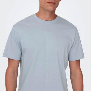 Camiseta de viscosa de bambú ultrasuave para hombre, Camiseta básica informal de manga corta/larga con dobladillo ligero y refrescante - Product Image 4