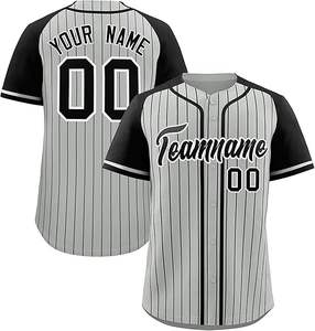 Maillots d'équipe de baseball et de softball Polyester Séchage rapide Respirant Plus Size Chemises et hauts personnalisés - Product Image 3