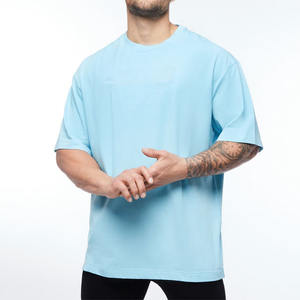 T-shirts imprimés décontractés pour hommes surdimensionnés Meilleur vendeur 100% Coton Street Wear Tissu en jersey respirant à manches courtes - Product Image 3