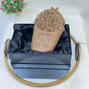 Bridal Classic Fashion Crystal Pearl Evening Clutch Handbag Wedding Party Luxury Rhinestone Ladies Designer Bag - Product Image 1