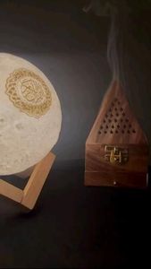 เทียน2025ใหม่ที่ทำจากไม้แม่ของเตา bakhoor เครื่องเขียน ncense เครื่องเขียนอาหรับอู๊ดสำหรับกลิ่นหอมของบ้านสำหรับเดือนรอมฎอน - Product Image 2