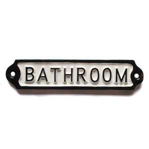 Signe de toilette en laiton moulé porte décorative et support mural signes antiques plaque personnalisée prix de gros signe de décoration murale vintage - Product Image 2