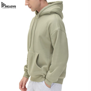 Nouveau sweat à capuche en molleton streetwear personnalisé de haute qualité, hiver, délavé à l'acide, délavé au soleil, effet usé, double couche, uni, personnalisé - Product Image 6