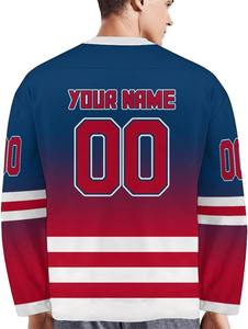 Uniformes professionnels de sublimation de contrôle d'humidité à séchage rapide en polyester durable série Pro maillots de hockey sur glace personnalisés - Product Image 6