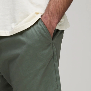Shorts en coton pour hommes de qualité supérieure, coupe classique, prix de gros, couleur unie, durable, fermeture éclair et matière ajustable, 2026 - Product Image 4