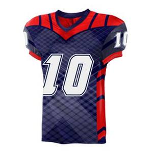 Yetişkinler ve çocuklar için % 100% Polyester kısa kollu amerikan futbolu Jersey süblimasyon ile nefes artı boyutu tasarım - Product Image 3