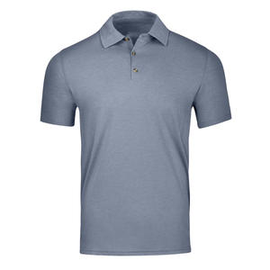 Polos personnalisés pour hommes avec broderie de logo Impression d'étiquettes personnalisées et options de marque pour le travail, décontracté ou vêtements de sport - Product Image 1
