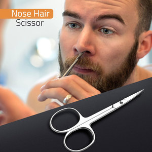 Deux ciseaux à ongles professionnels multi-usages ciseaux de beauté nez cheveux sourcils barbe moustache et ciseaux à cuticules - Product Image 4