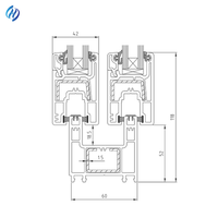 Ventanas Corredizas Modernas de PVC Serie Sohi 60, Bajo Mantenimiento, Insonorizadas, Resistentes a la Intemperie, Aislamiento Térmico, Ahorro de Energía, Ideales para Terrazas